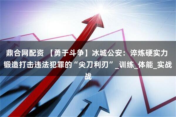 鼎合网配资 【勇于斗争】冰城公安：淬炼硬实力 锻造打击违法犯罪的“尖刀利刃”_训练_体能_实战